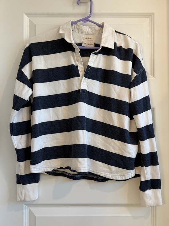 Thread & Supply Tops - Thread & Supply Striped Rugby Shirt